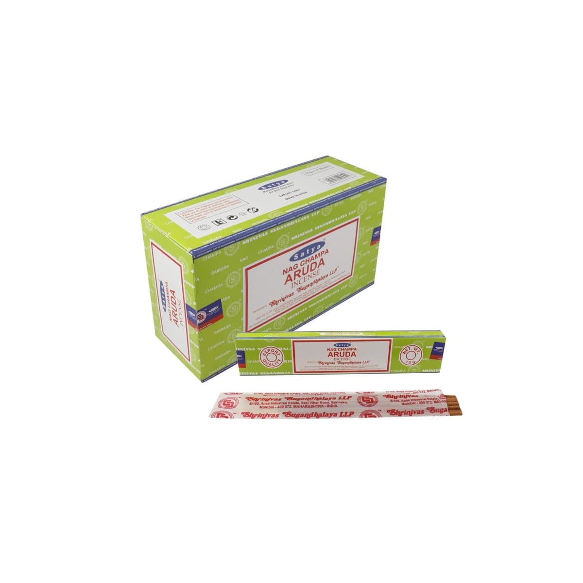 Incienso de ruda Satya Aruda 12x15g Nag champa