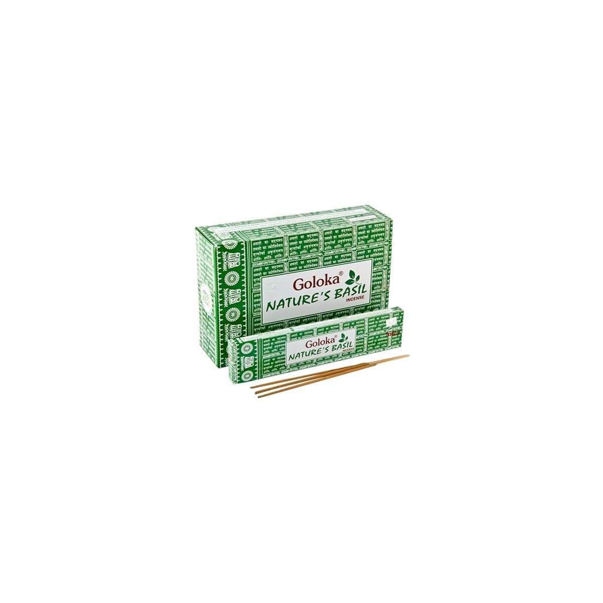 Incienso Goloka Nature's Basil 12x15g Nag Champa