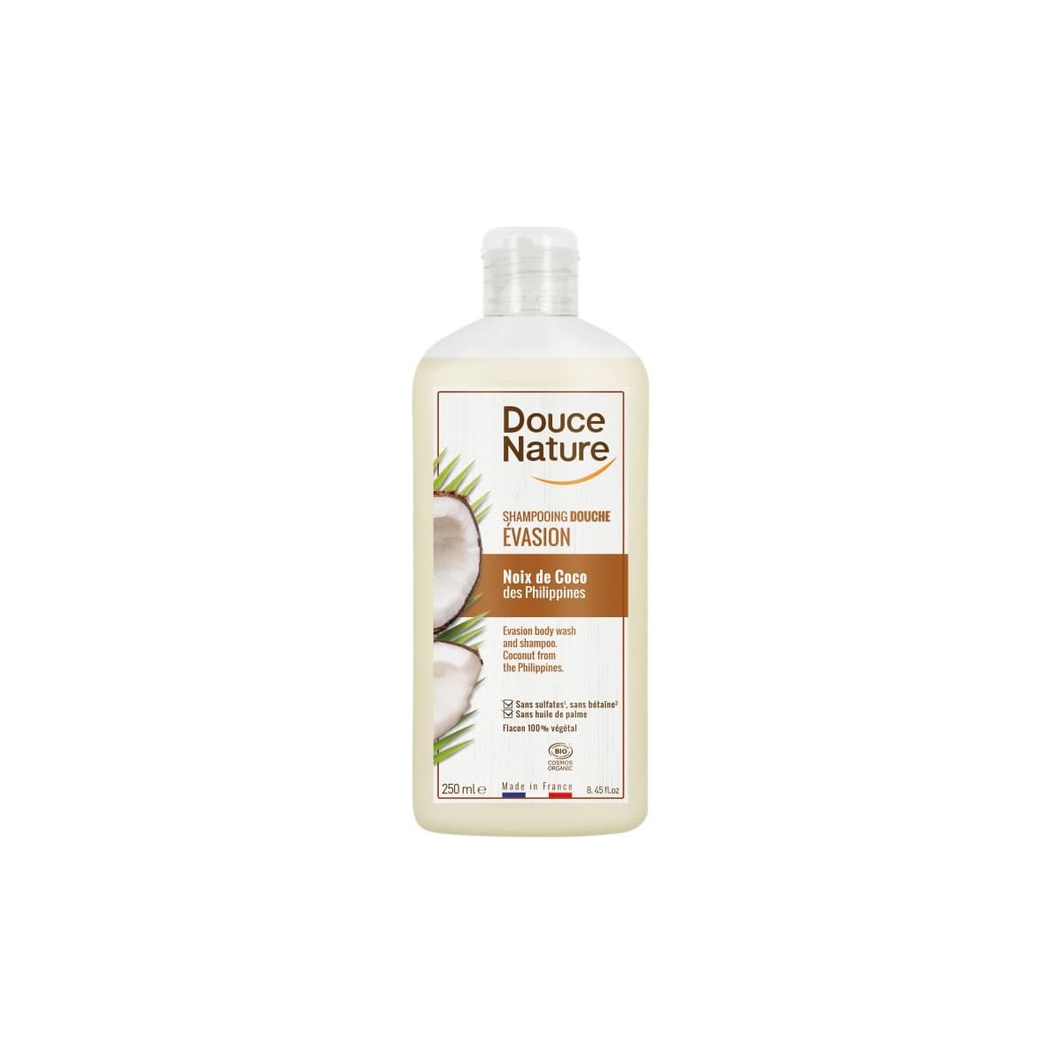 Champu-Gel de Coco Bio 250ml Douce Nature