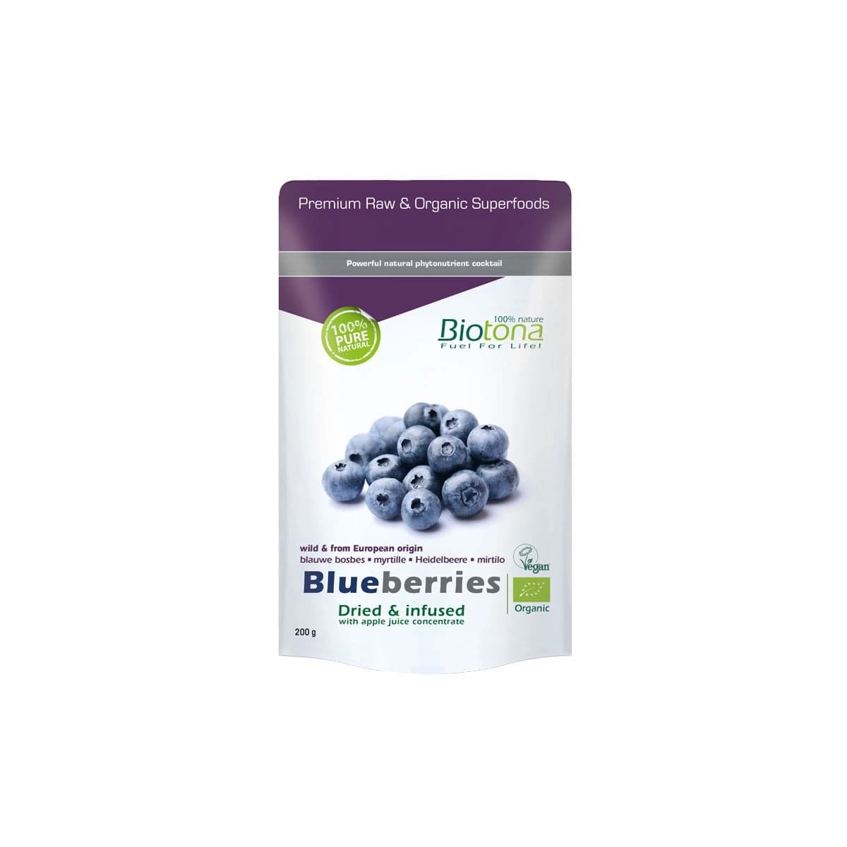 Blueberries/arandanos superfood bio 200g Biotona