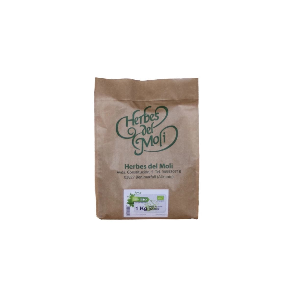 Te verde bio 1kg Herbes del Moli