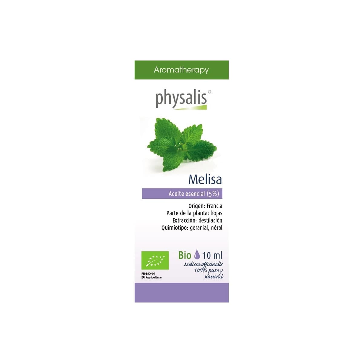 Aceite esencial de melisa bio 10ml Physalis