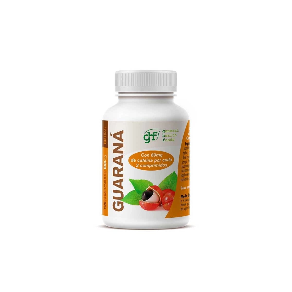 Guarana 600mg 120 comprimidos GHF