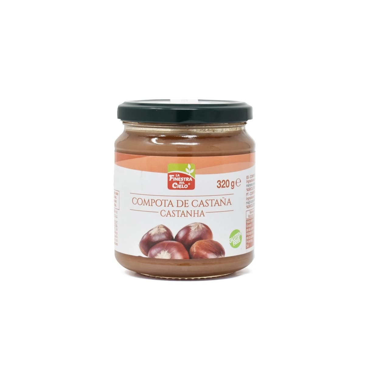 Compota de castaña bio 320g La Finestra