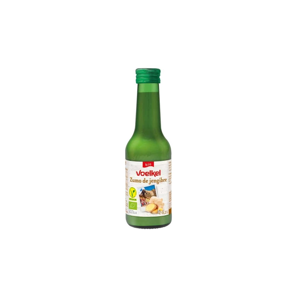 Zumo de jengibre bio 200ml Voelkel