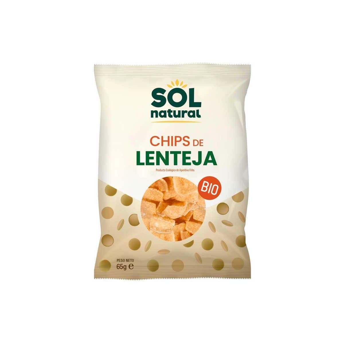 Chips de lenteja bio 65g Sol Natural