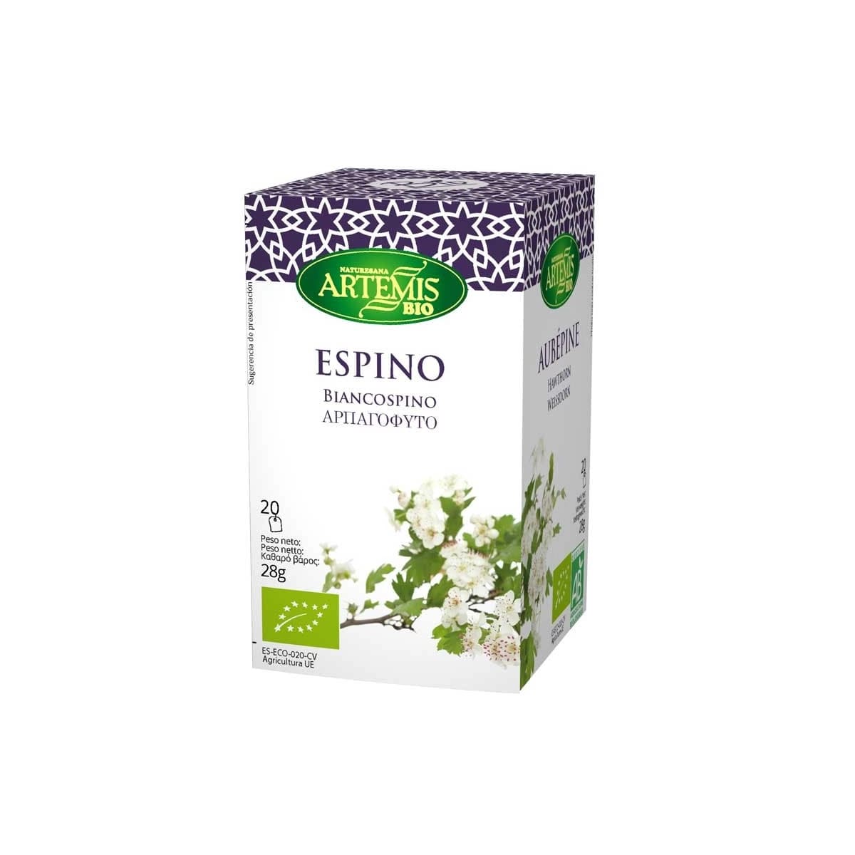 Espino bio 20 filtros Artemis