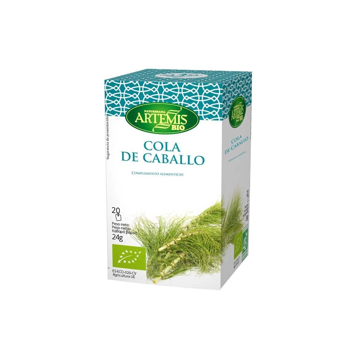 Cola de caballo 20 filtros Artemis