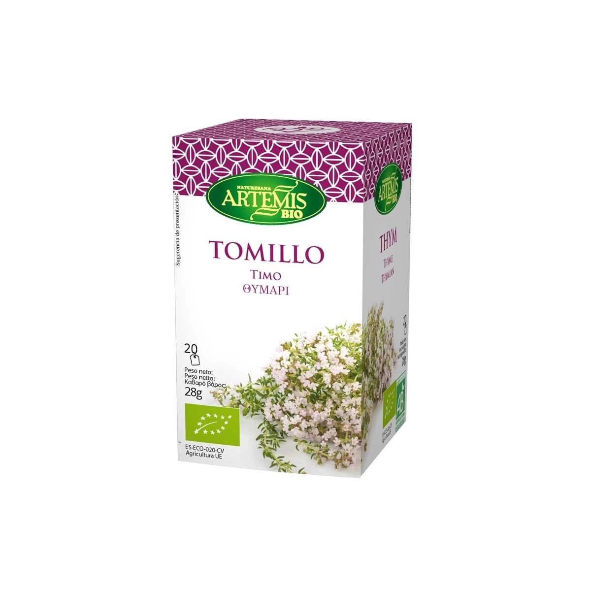 Tomillo 20 filtros Artemis