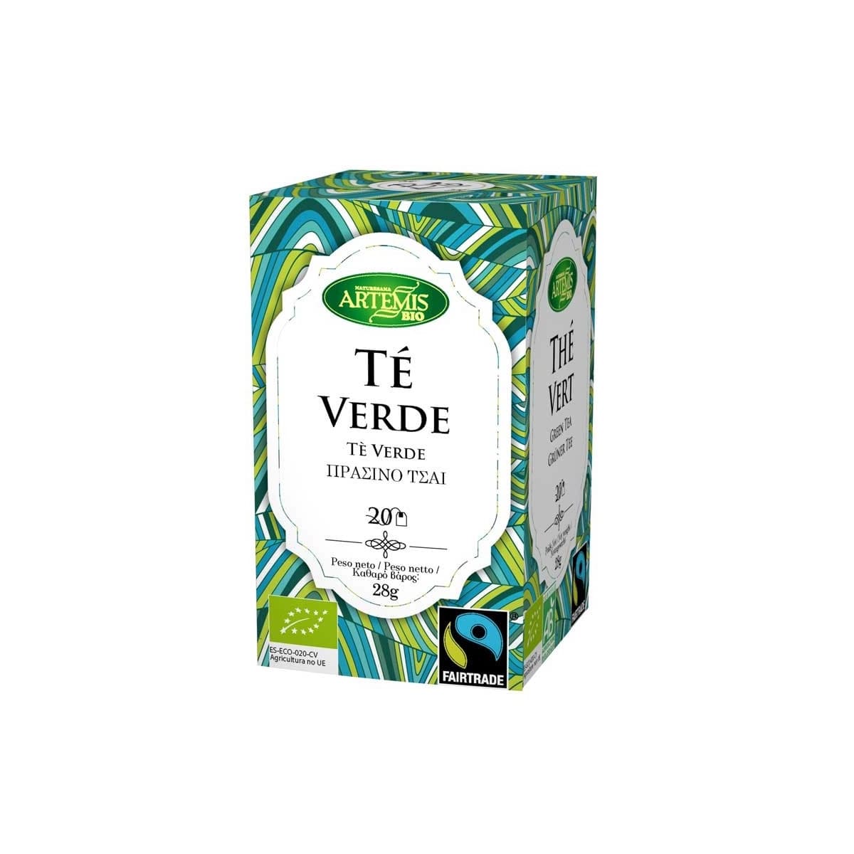 Te verde 20 filtros Artemis