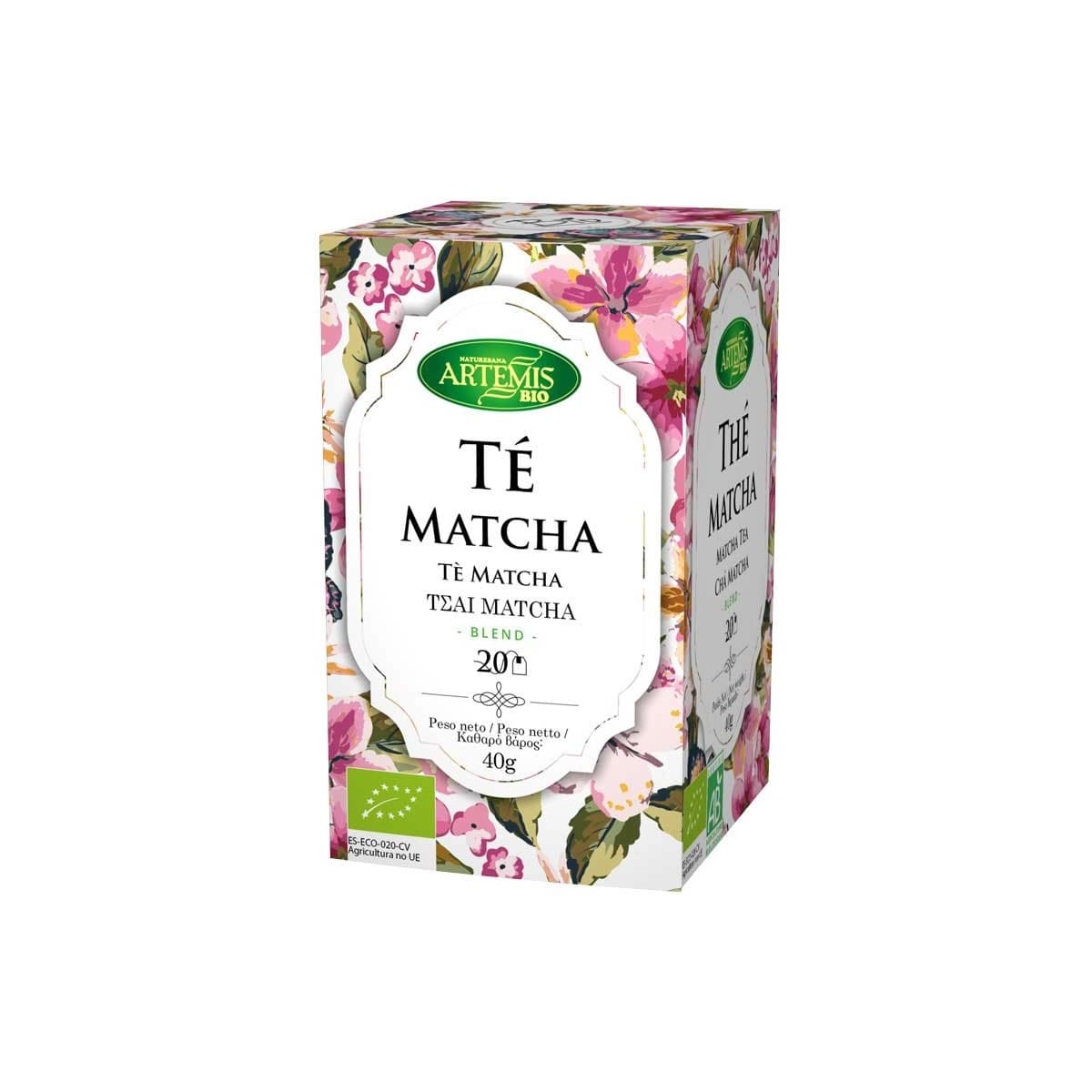 Te matcha bio 20 filtros Artemis