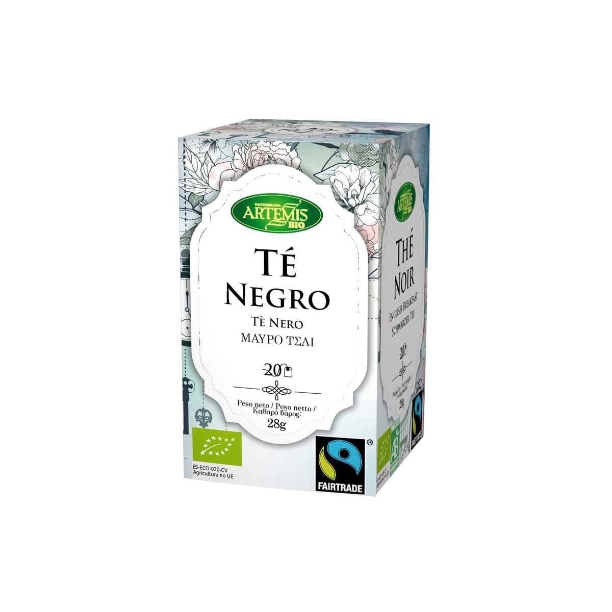 Te negro Bio 20 filtros Artemis