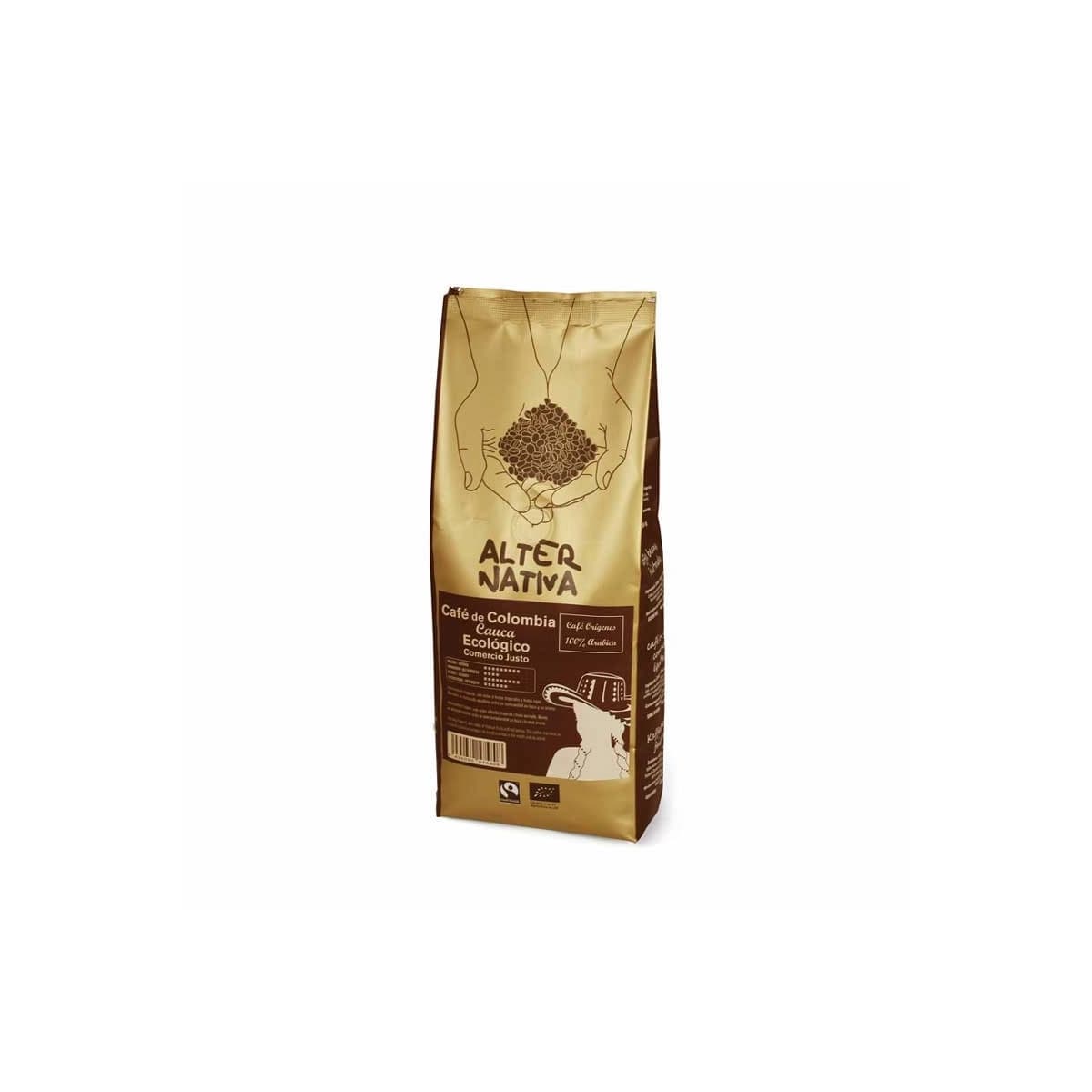 Cafe Colombia cauca en grano bio 500g Alternativa 3
