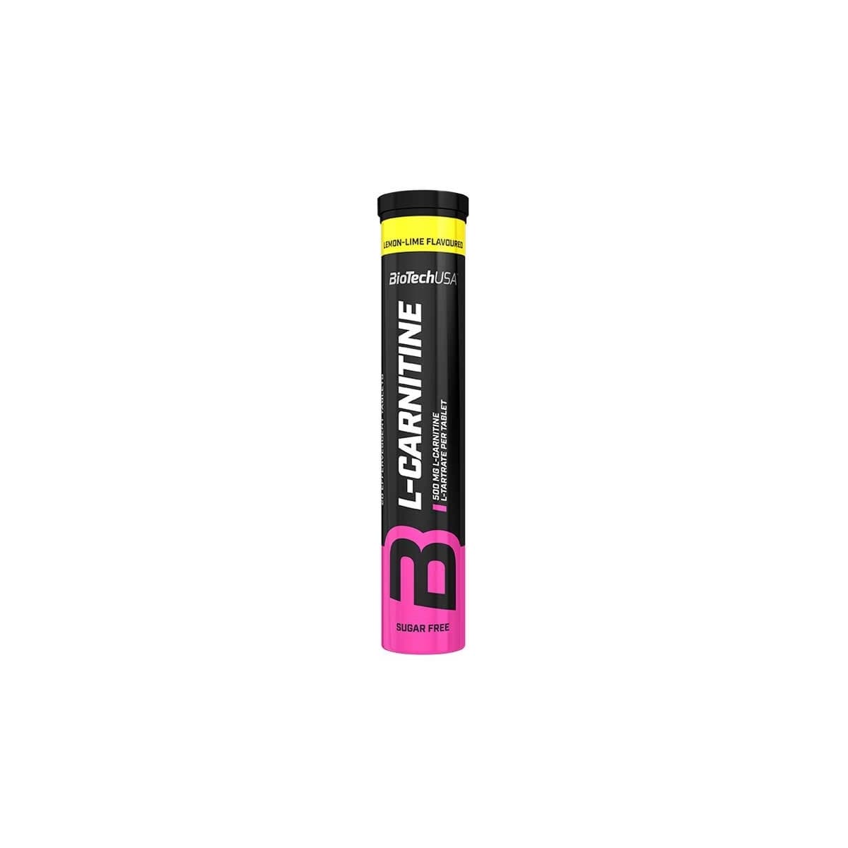 L-Carnitina efervescente lima-limon 500mg 20 comprimidos BioTechUSA