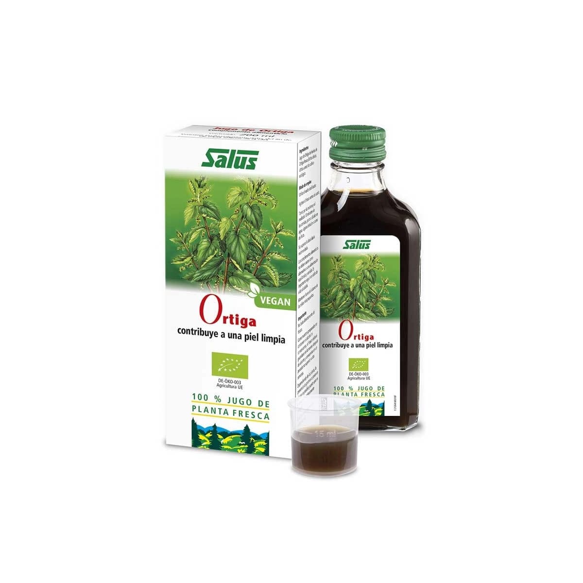 Ortiga jugo Bio 200ml Schoenenberger Salus