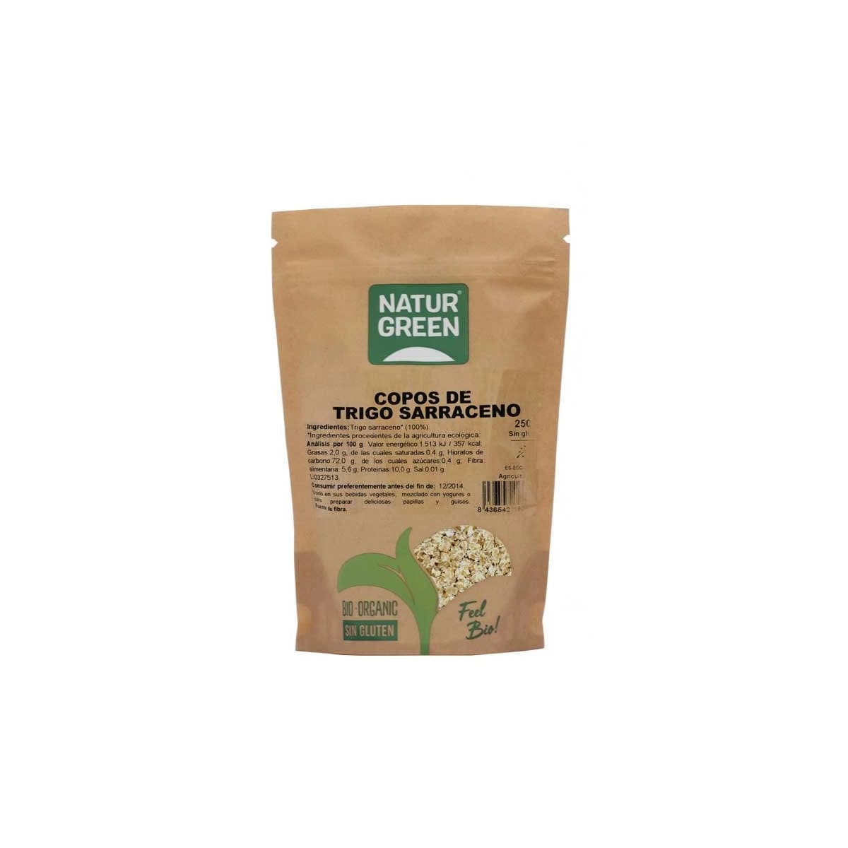 Copos de Trigo Sarraceno s/g Bio 250g Naturgreen