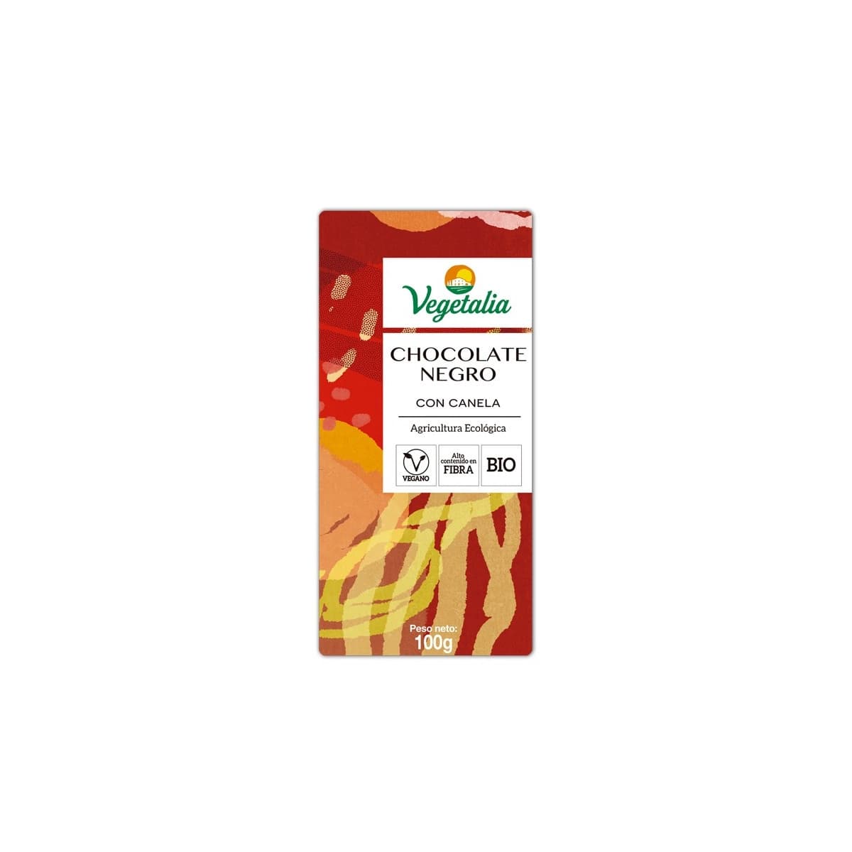 Chocolate negro con canela 100g Vegetalia