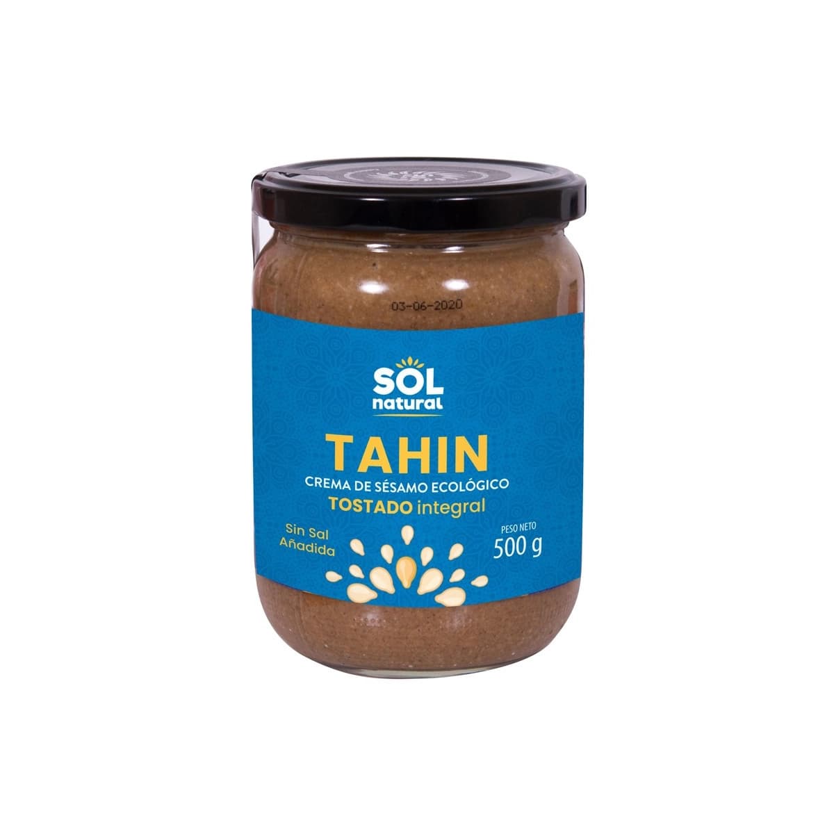 Tahin tostado bio 500g Sol natural