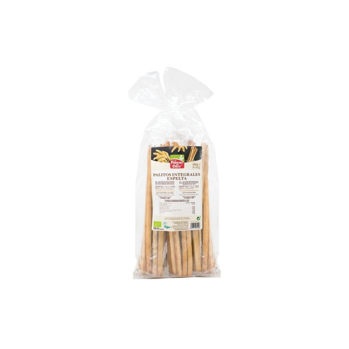 Grissini integrales de espelta bio 200g La Finestra