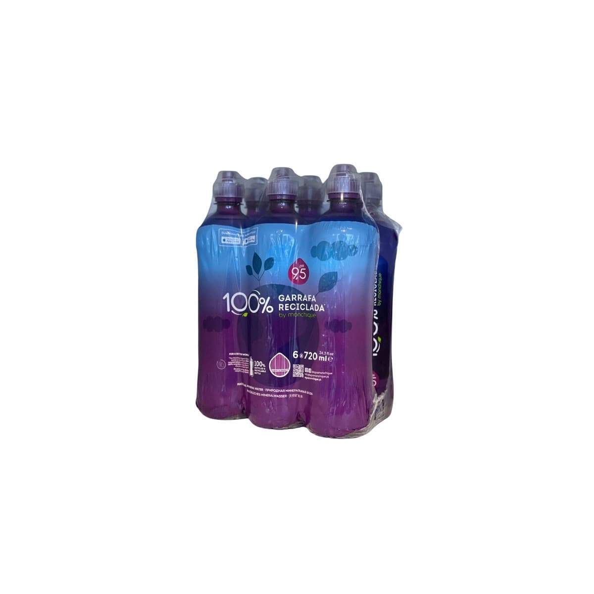 Agua Mineral Alcalina PH9,5 6x720ml Agua de Monchique
