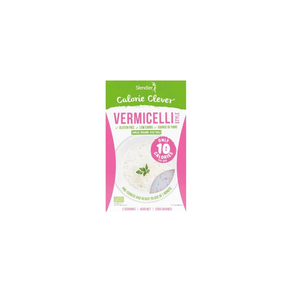 Cabello de angel-Vermicelli konjac sin gluten bio 400g Slendier
