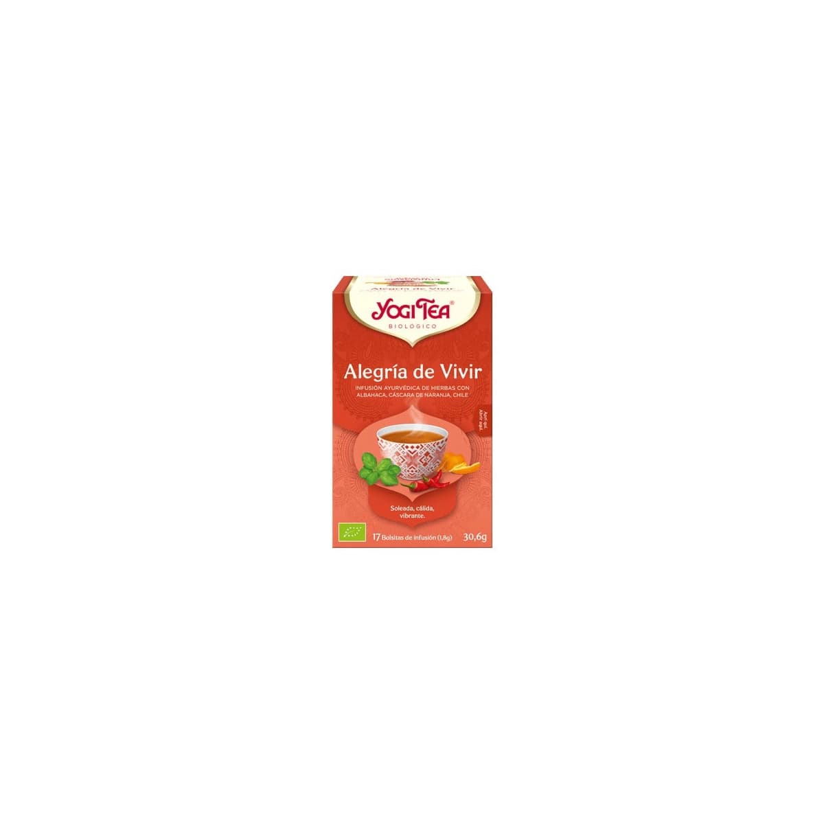 Yogi Tea Alegria de Vivir 17 filtros BIO