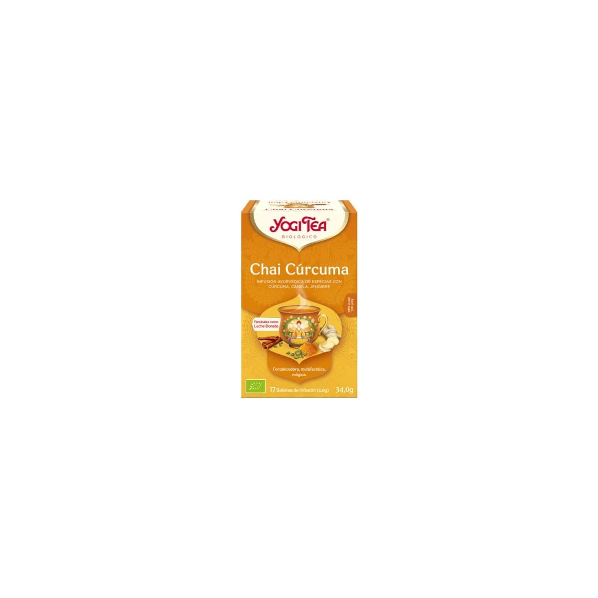 Yogi tea Chai Curcuma Bio 17 filtros BIO