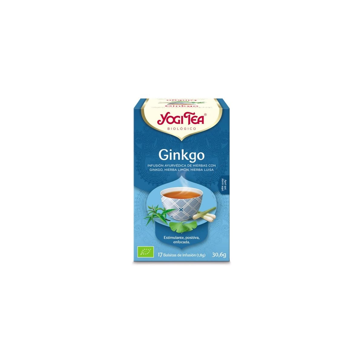 Yogi Tea Ginkgo 17 filtros BIO