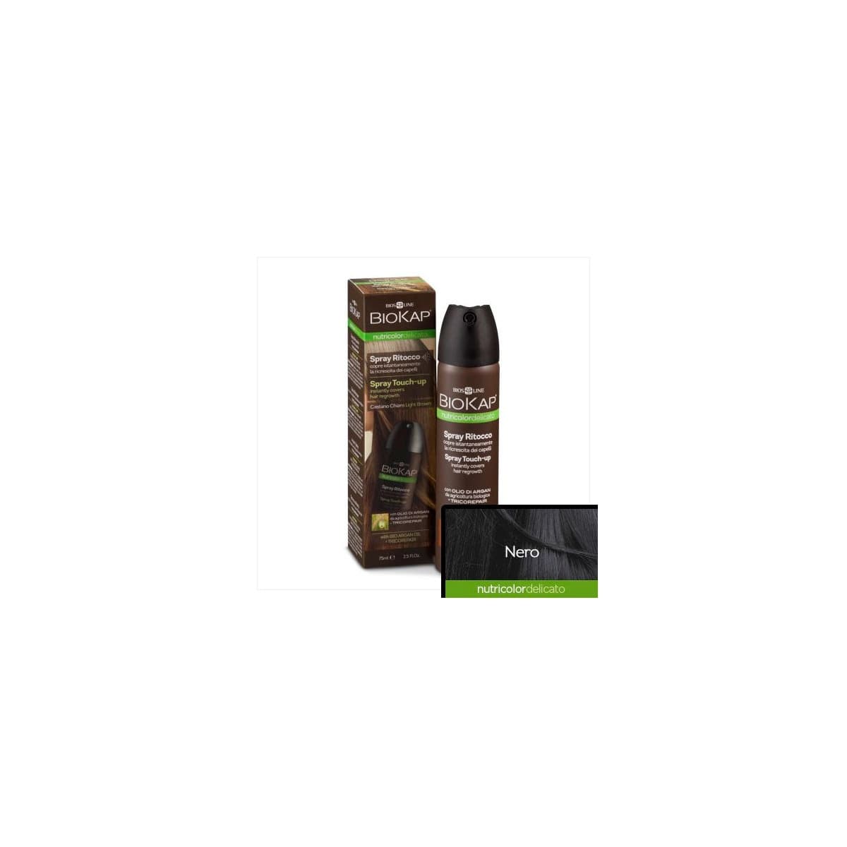 SPRAY TOUCH-UP NEGRO 75 ML.BIOKAP