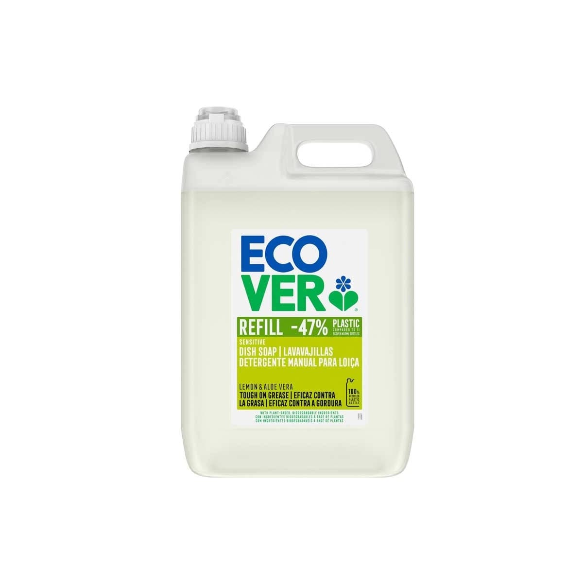 Lavavajillas Desengrasante Limon Aloe Vera 5L Ecover