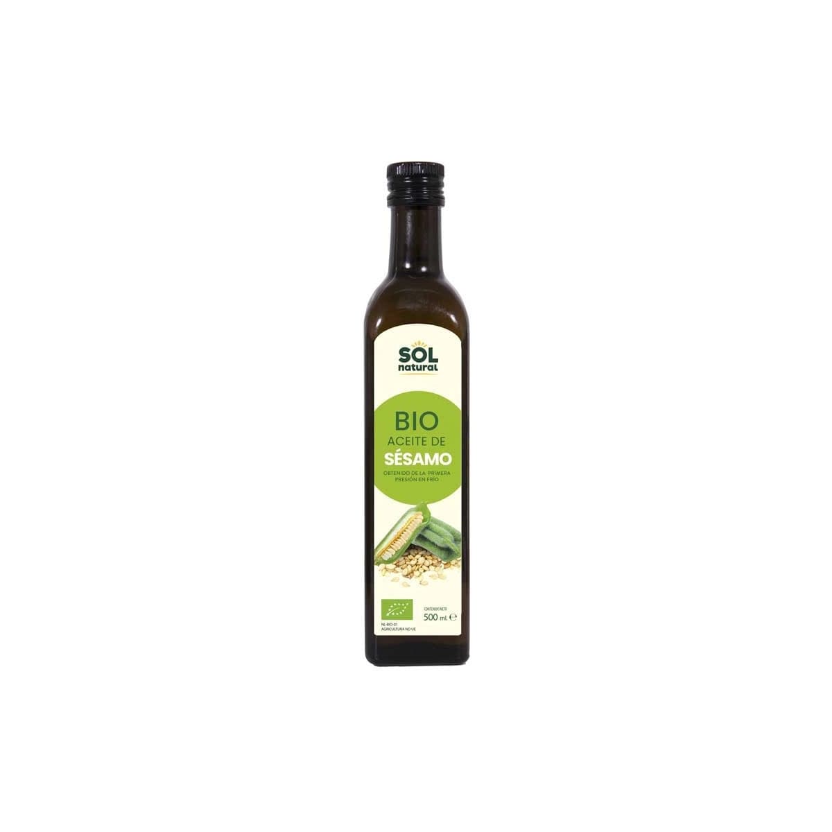 Aceite de sesamo bio 500ml Sol Natural