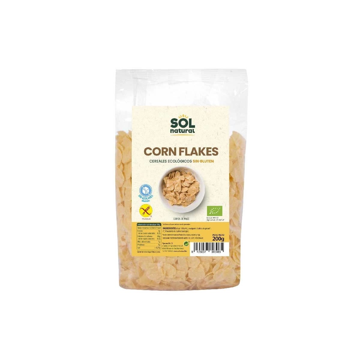 Corn flakes sin gluten Bio 200g Sol Natural
