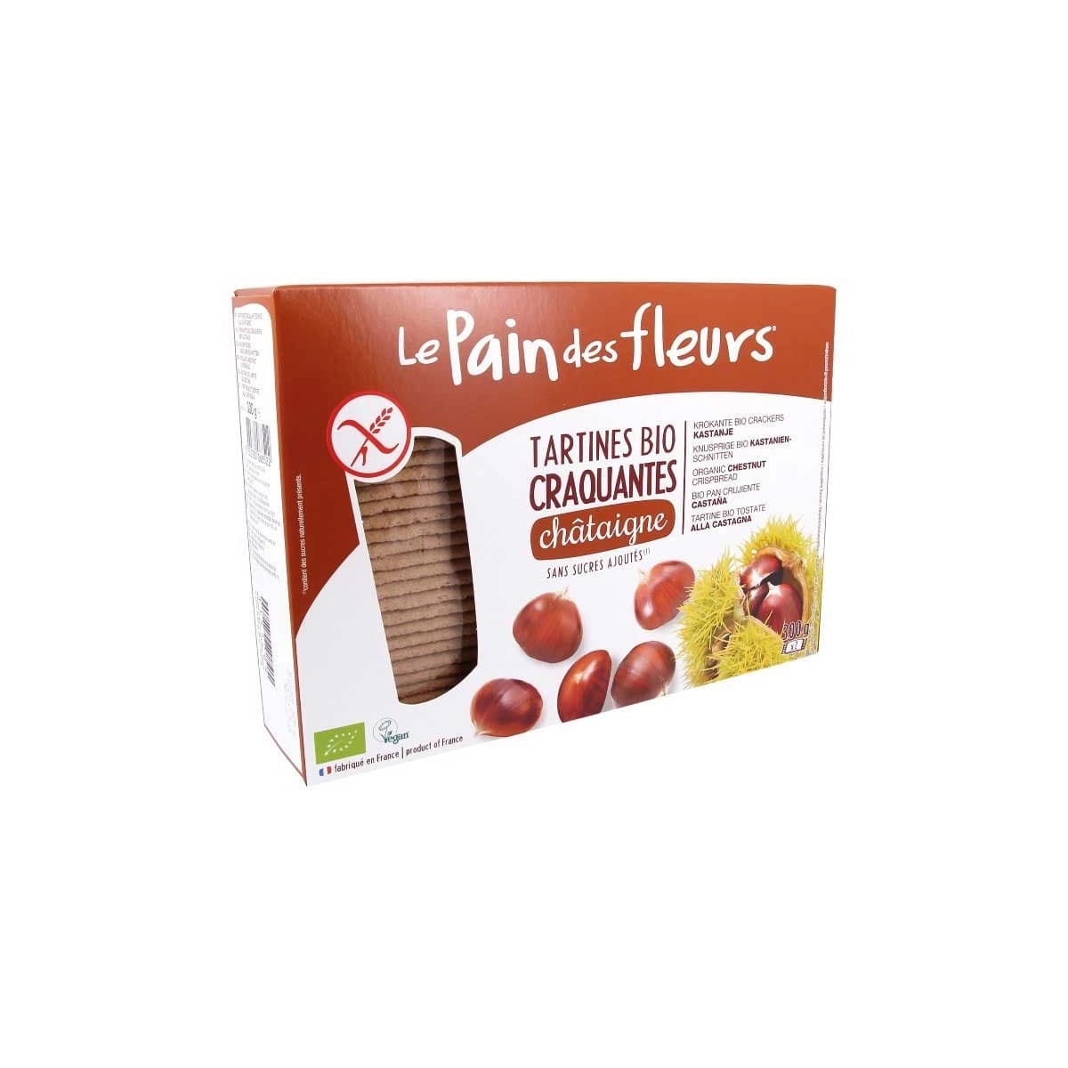Cracker de castaña sin gluten Bio 300g Le Pain des Fleurs