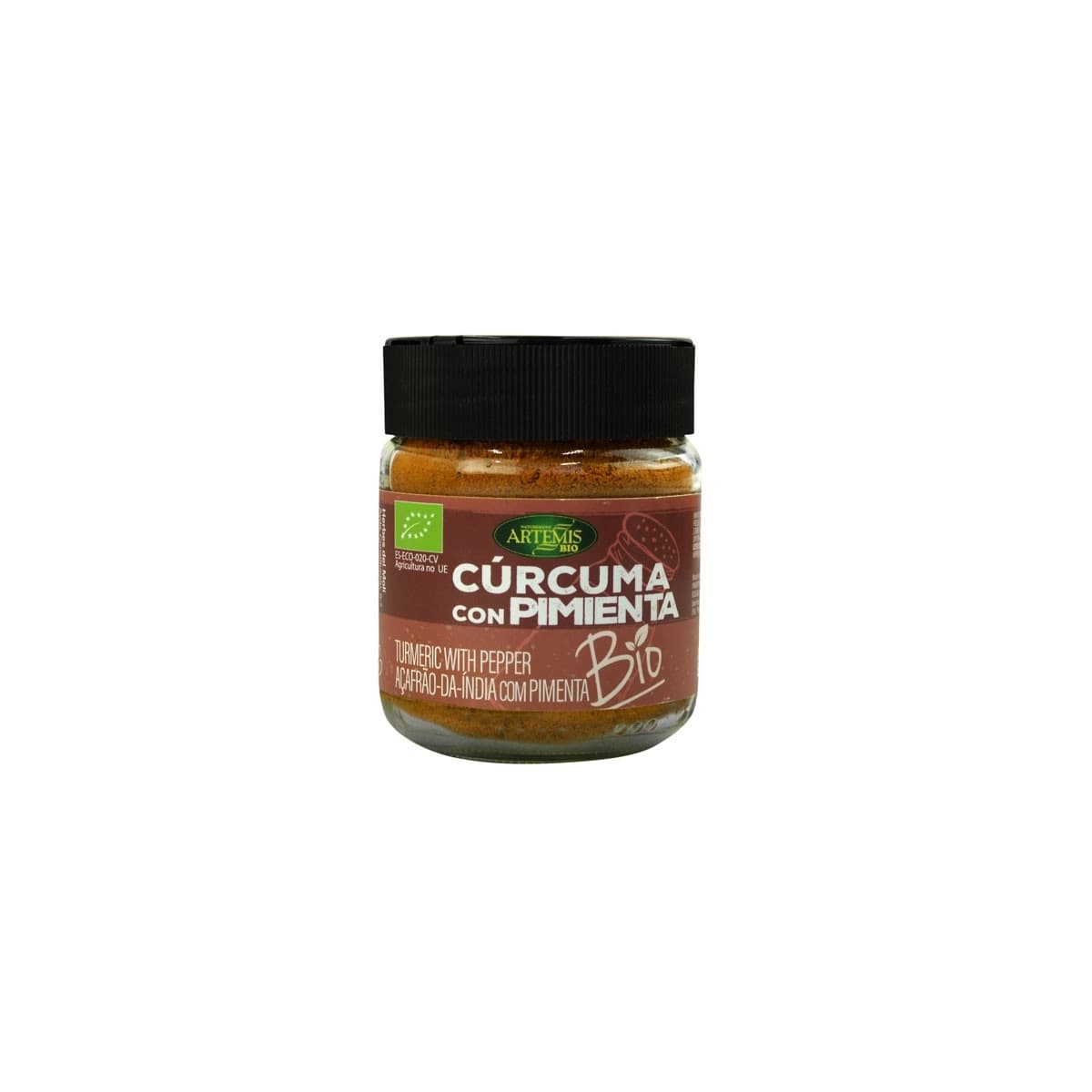 Curcuma con pimienta XL Bio 80g Especias Artemis