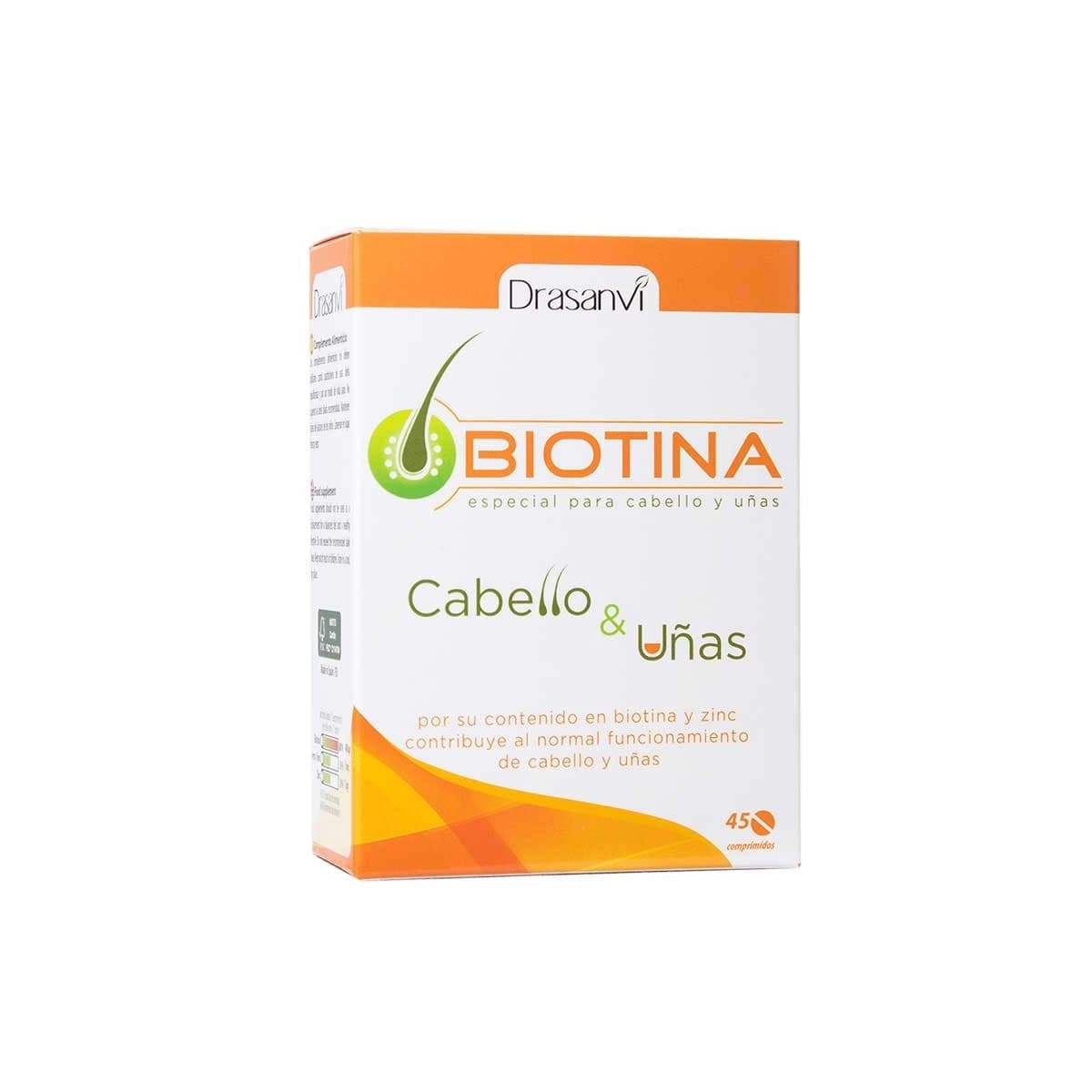 Biotina cabello y uñas 45 comprimidos Drasanvi
