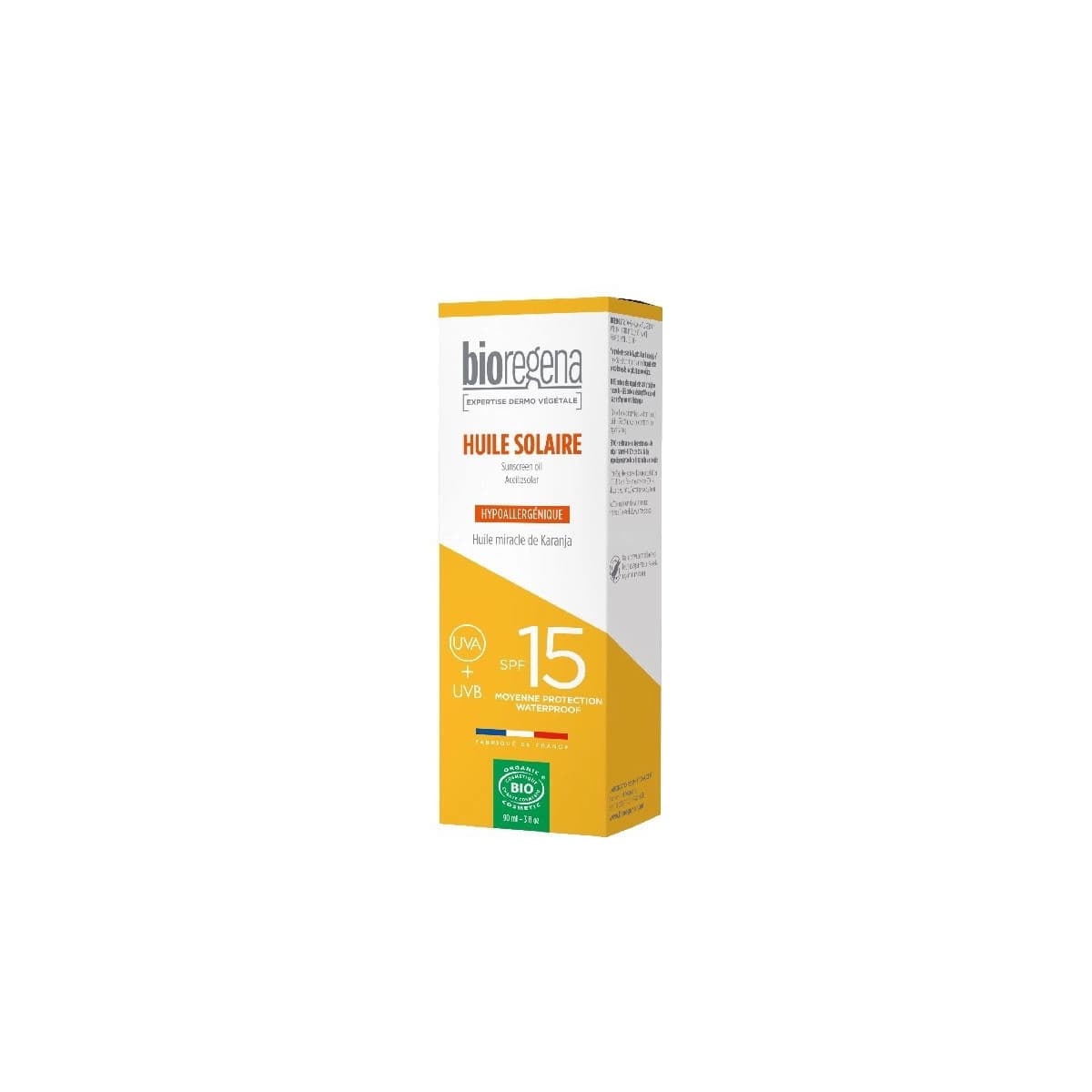 Aceite solar spray spf 15 Bio 90ml Bioregena