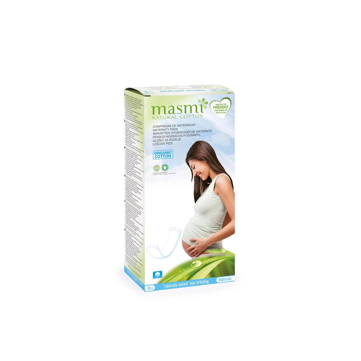 Compresas maternidad bio 10ud Masmi