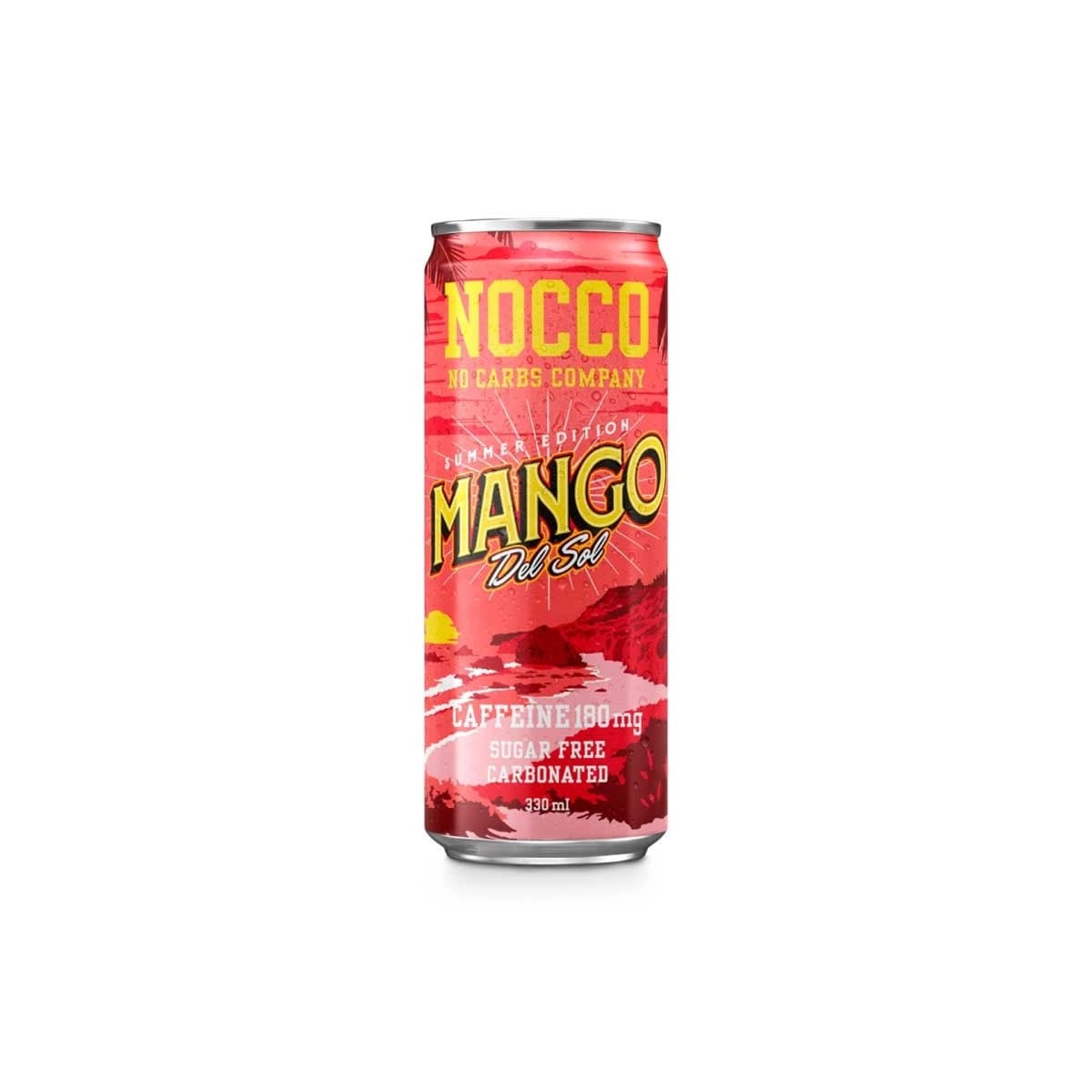 Bebida energetica Mango del Sol con BCAA 330ml Nocco