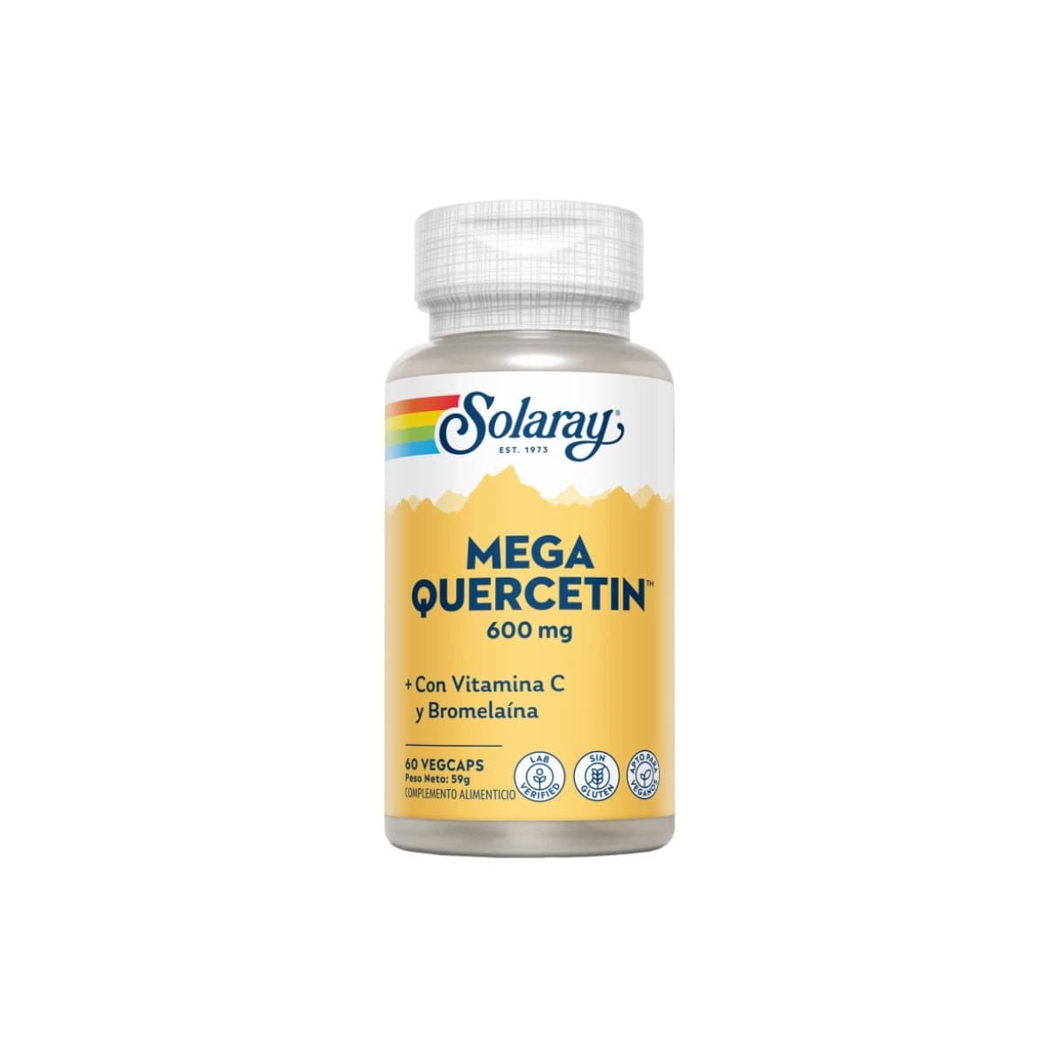 Mega Quercetin 600mg 60vcaps Solaray