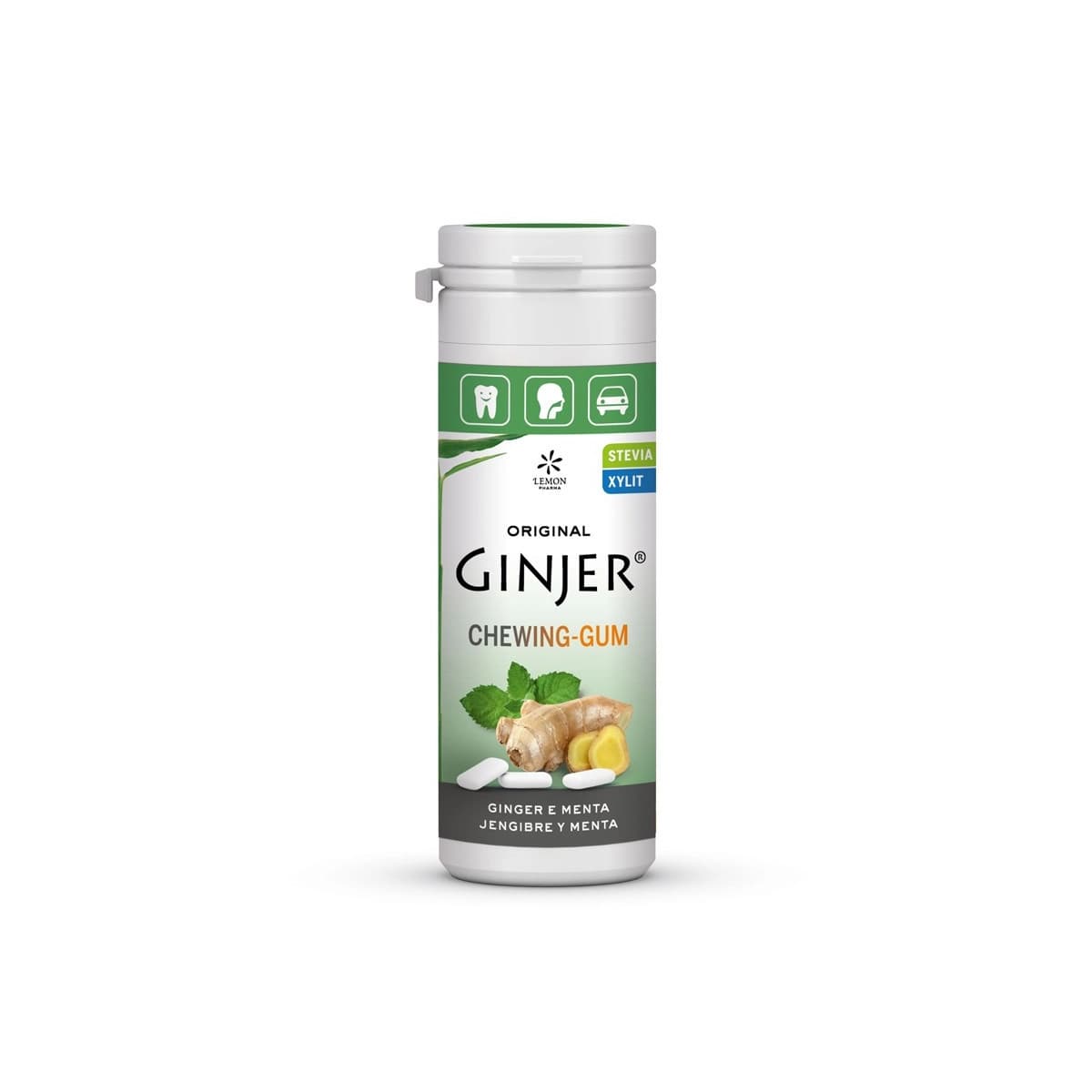 Chicles Ginjer Menta 30g Lemon Pharma