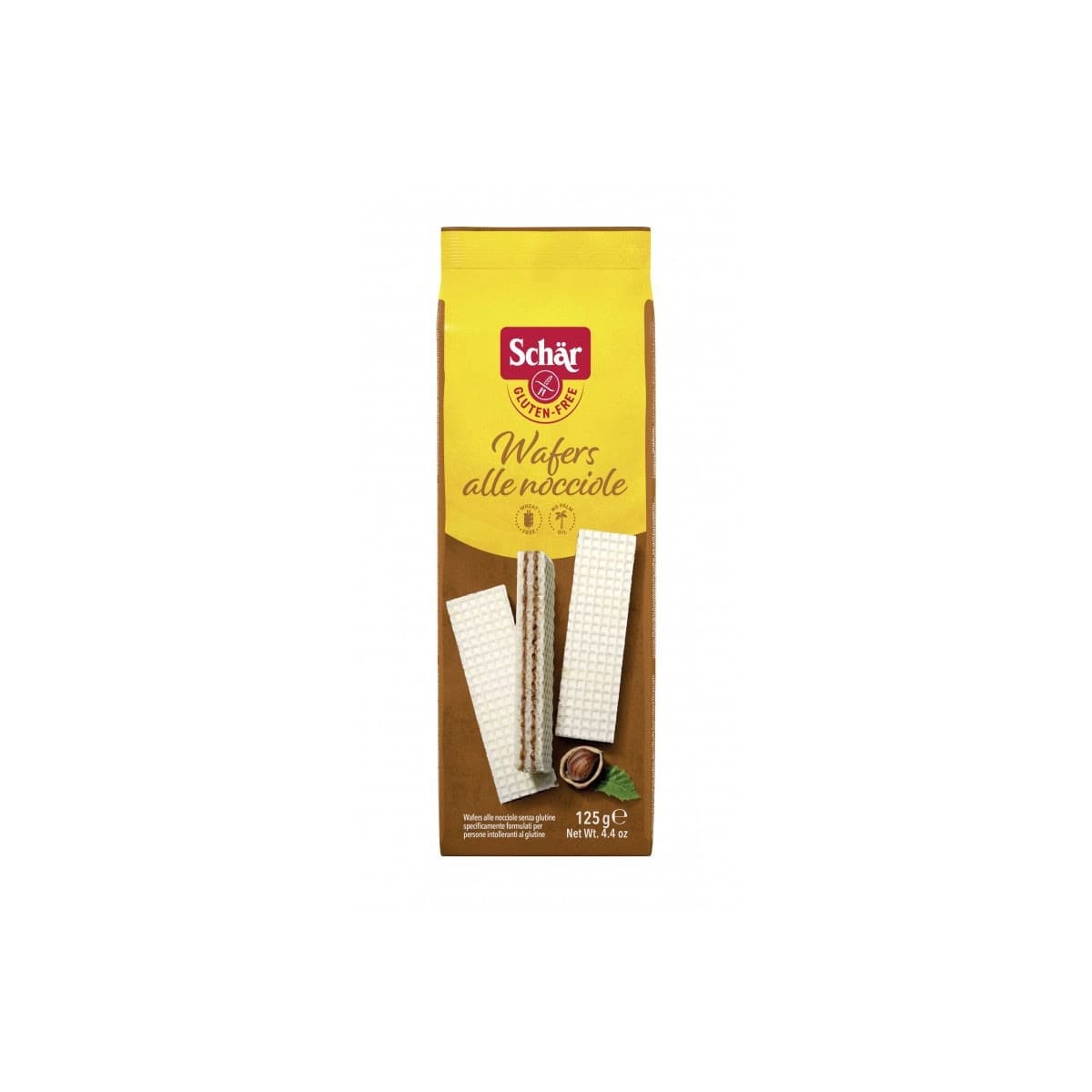 Barquillos de avellanas 125g Schar