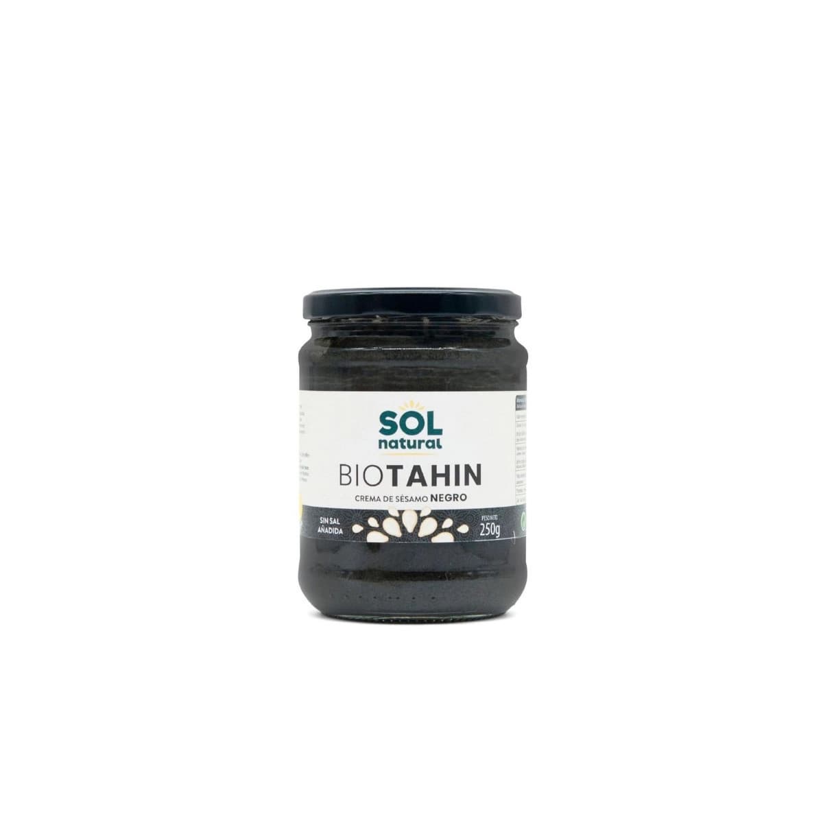 Tahin Negro crema de sesamo negro bio 250g Sol Natural