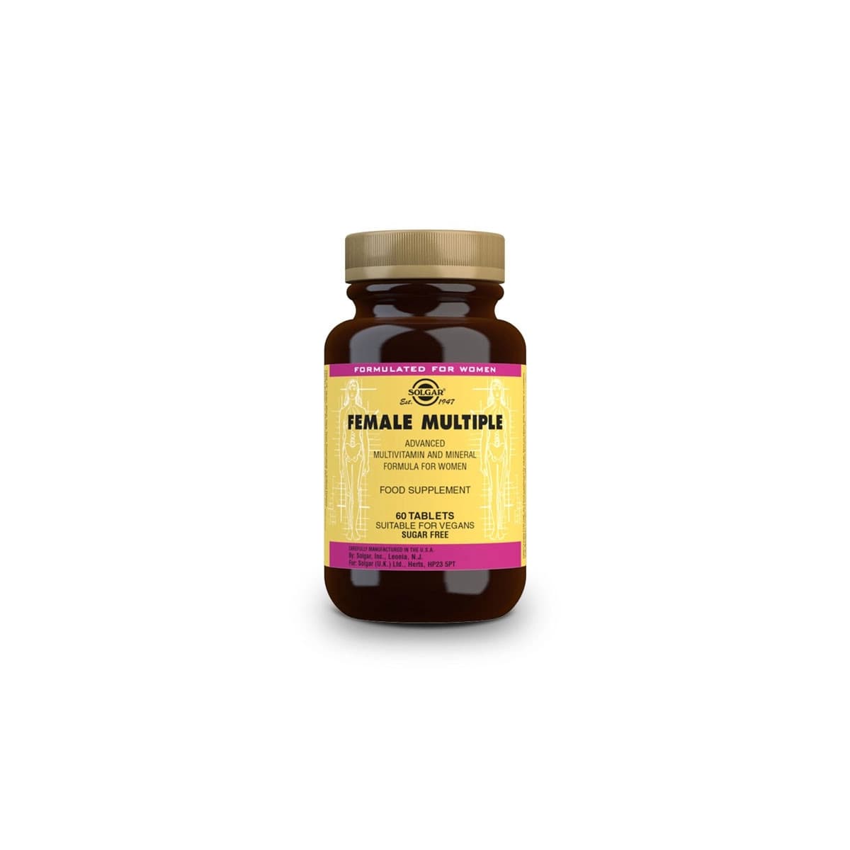Female Multiple-Complejo para mujer 60 comprimidos Solgar