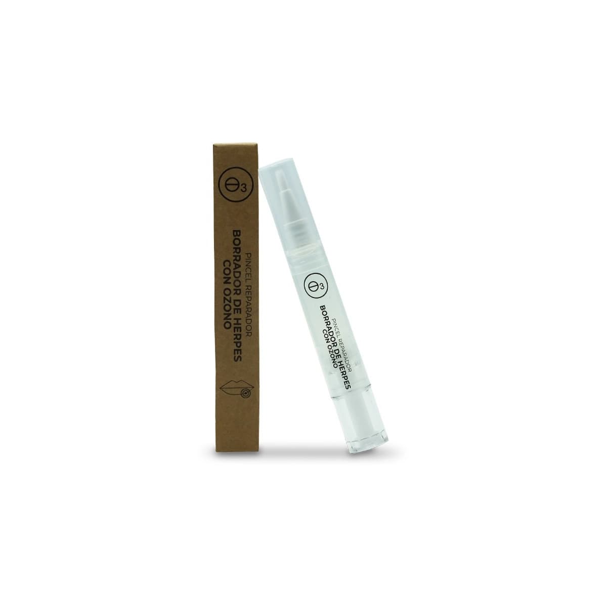 Pincel Borrador de Herpes con Ozono 100% Bio 4ml Ozono D'Or