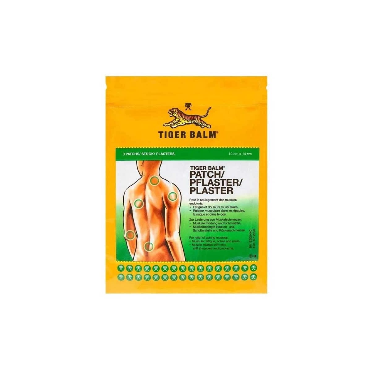 Parches Balsamo de Tigre 3ud Tiger Balm
