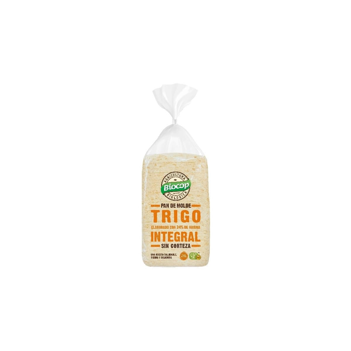 Pan molde trigo integral sin corteza Bio 300g Biocop