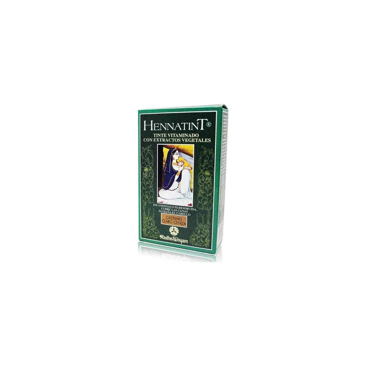 HennaTint 15 castaño claro ceniza 60ml+60ml Radhe Shyam