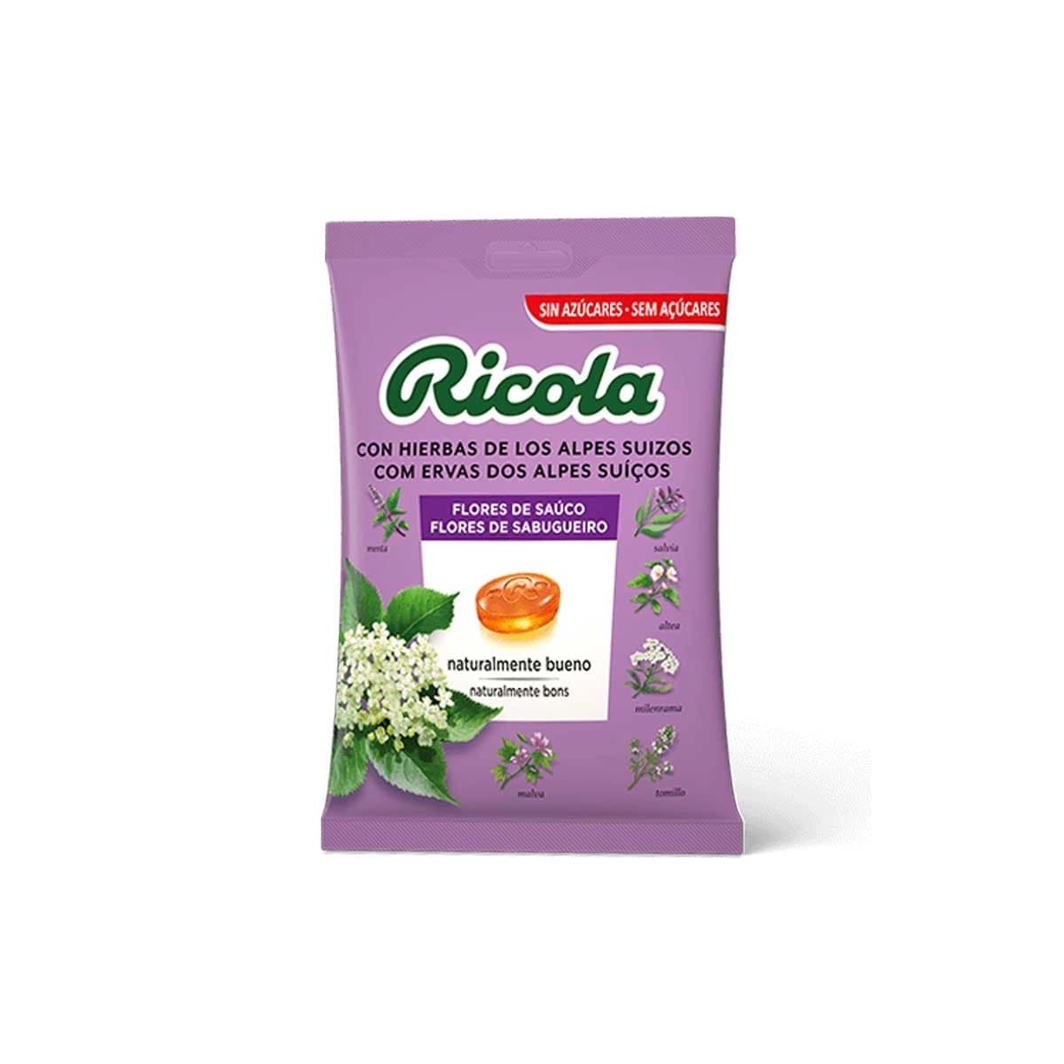 Bolsa de caramelos Flor Sauco 70 g Ricola