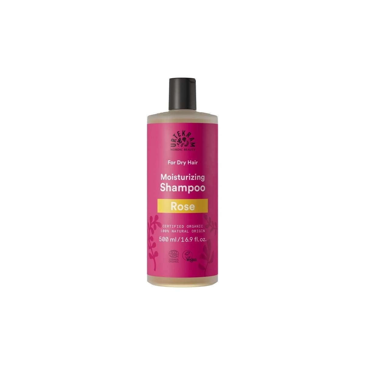 Champu de rosas para cabello normal Bio 500ml Urtekram