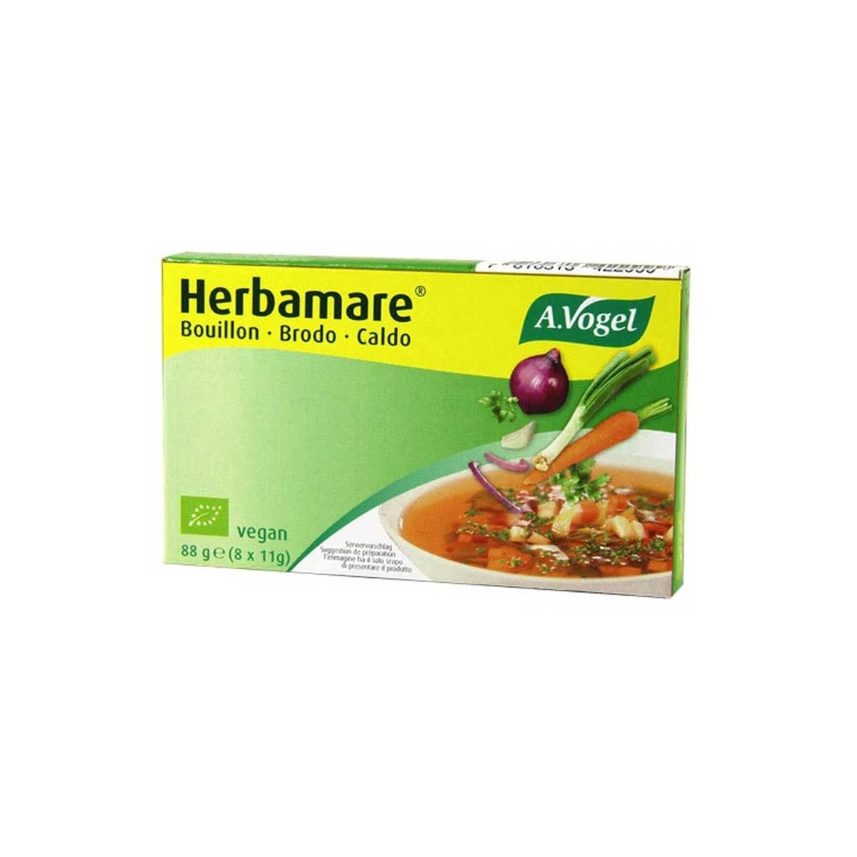 Caldo vegetal Herbamare Bio 8 cubitos A.Vogel
